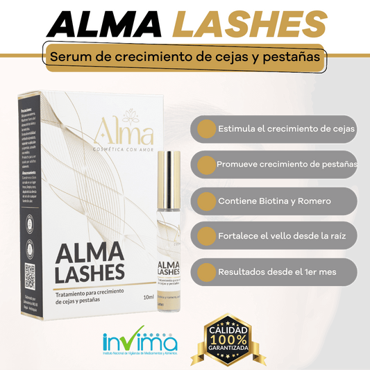 ALMA LASHES® SÉRUM DE CRECIMIENTO PARA PESTAÑAS Y CEJAS