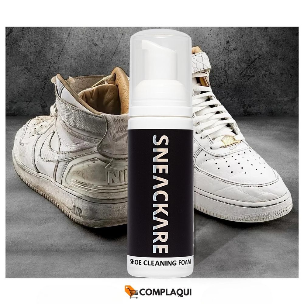 SNEACKARE Espuma Limpiadora, GRATIS CEPILLO Y TOALLA