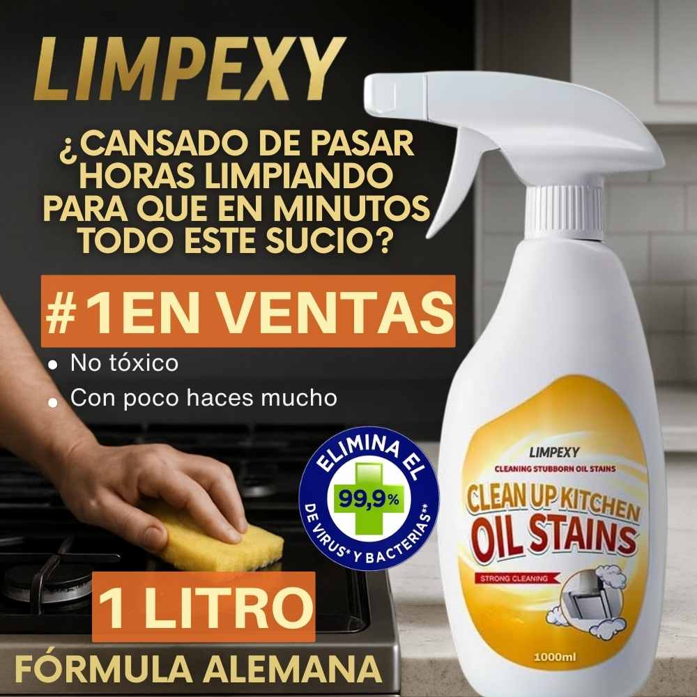 LIMPEXY® REMUEVE LA GRASA EN SEGUNDOS