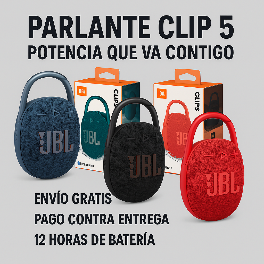 PARLANTE CLIP 5 SONIDO POTENTE