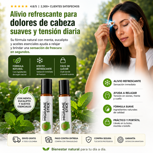 MIGRAINE STICK® PAGA 1 LLEVA 2